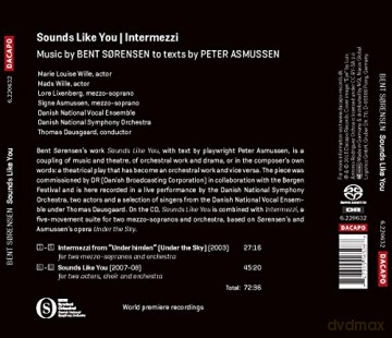 Sorensen,Bent: Sounds Like You/Intermezzi [CD]