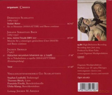 Arnold,Jochen: Stabat Mater/Jesu,Meine Freude/ [CD]