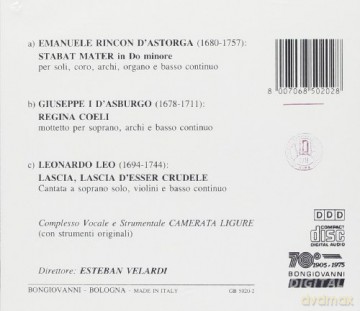 Verlardi,Camerata Ligure: Stabat Mater/Regina Coeli [CD]