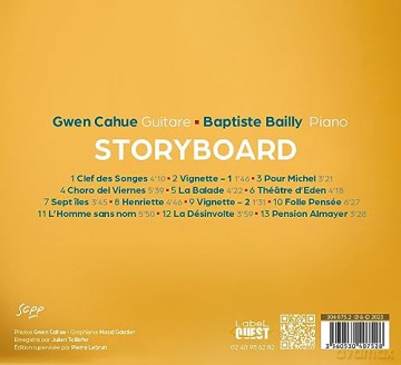 Baptiste Bailly - Gwen Cahue: Storyboard [CD]