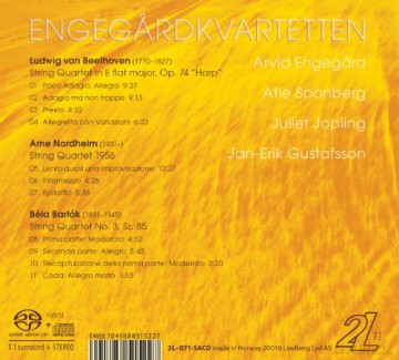 Engegardkvartetten: Streichquartette [CD]