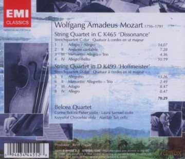 Belcea Quartet: Streichquartette Kv 465 & 499 [CD]