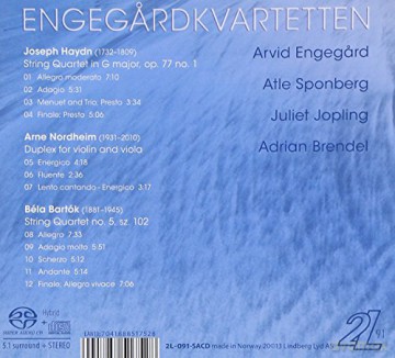 Engegardkvartetten: Streichquartette Vol.III [CD]