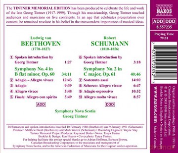 Tintner,Georg: Symphonie Nr. 4/Symphonie Nr. 2 [CD]