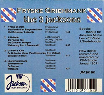 The 3 Jacksons: The 3 Jacksons - Fryske Grienmank [CD]