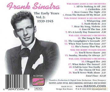 Sinatra,Frank: The Early Years Vol. 2 [CD]