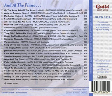 Henderson: The Golden Age Of Light Music - And At The Piano [CD]