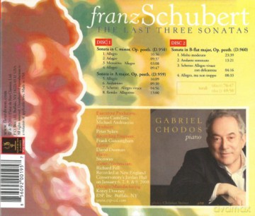Gabriel Chodos: The Last Three Sonatas [2CD]