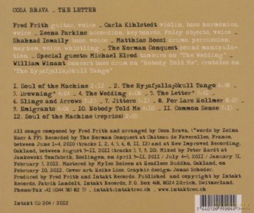 Cosa Brava: The Letter [CD]