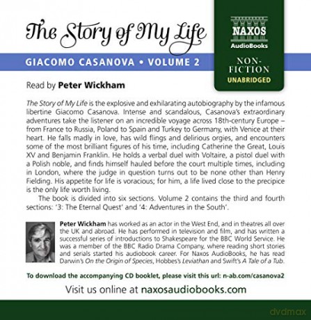 Casanova & Giacomo: The Story Of My Life.Vol.2,34 Audio-Cds [34CD]