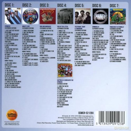 Spinners,the: The Thom Bell Studio Recordings 1972-1979(7cd) [7CD]