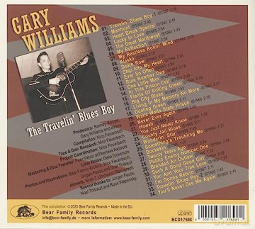 Gary Williams: The Travelin' Blues Boy (Cd) [CD]