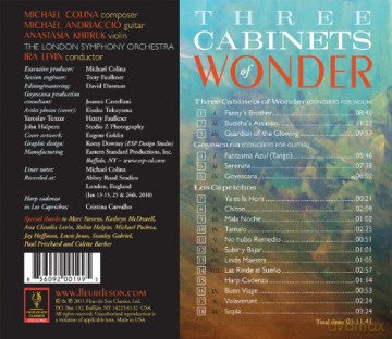 Andriaccio: Three Cabinets Of Wonder [CD]