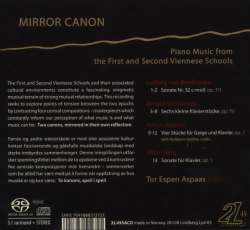 Tor Espen Aspaas: Tor Espen Aspaas: Mirror Canon [CD]