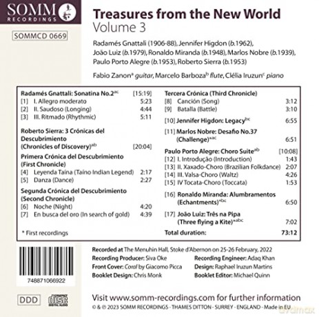Zanon: Treasures From The New World, Vol. 3 [CD]