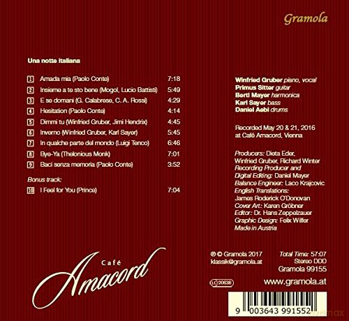 Gruber,Winfried & Band: Una Notte Italiana [CD]