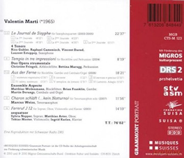 Aequatuor: Valentin Marti [CD]
