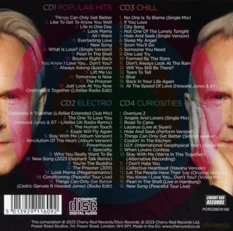 Jones,Howard: Very Best Of 1983-2023-Celebrate It Together [4CD]
