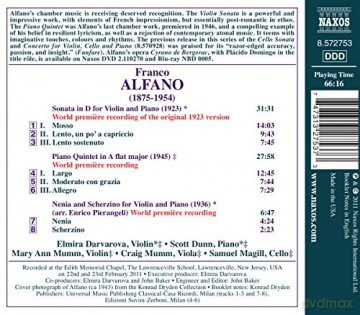 Darvarova: Violinsonate/Klavierquintett [CD]