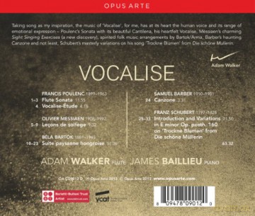 Adam Walker: Vocalise [2CD]