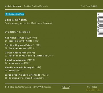 Eva Zöllner: Voces, Senales - Zeitgenössische Kolumbianische Musik Für Akkordeon [CD]