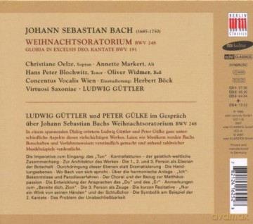 Oelze: Weihnachts-Oratorium Bwv 248 [4CD]