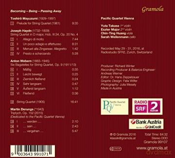 Pacific Quartet Vienna: Werden Sein Vergehen [CD]