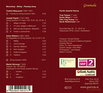 Pacific Quartet Vienna: Werden Sein Vergehen [CD]