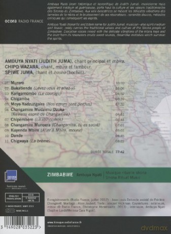Ambuya Nyati: Zimbabwe.Ambuya Nyati.Shona [CD]