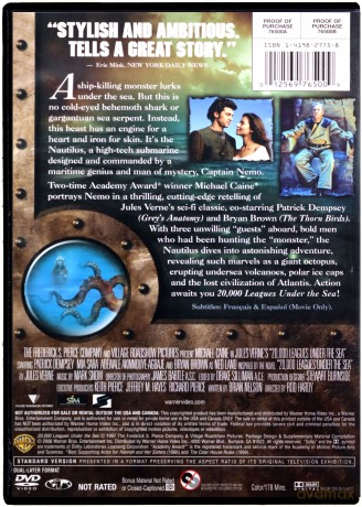 20,000 Leagues Under the Sea (20 000 mil podmorskiej żeglugi) [DVD]