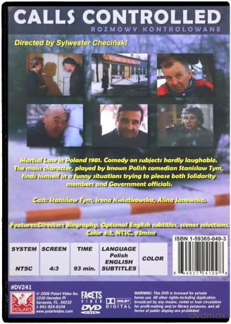 Rozmowy kontrolowane [DVD]