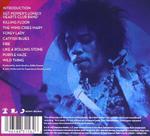 Jimi Hendrix The Experience: Jimi Hendrix Experience: Live At The Hollywood Bowl: August 18, 1967 [CD]