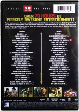 Iron Fist Frenzy - 50 Movie Collection [13DVD]