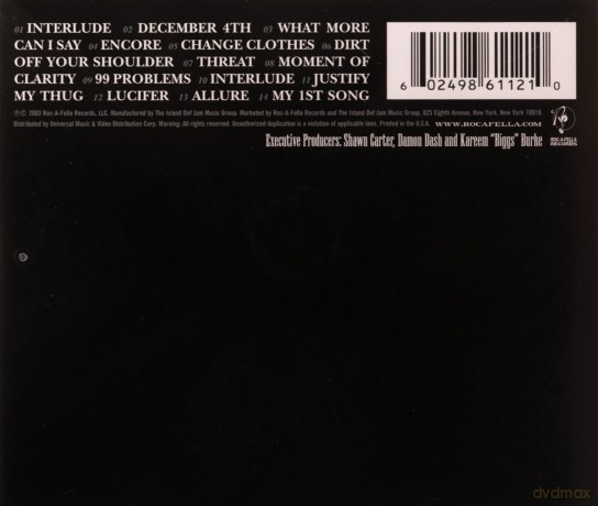 Jay-Z: The Black Album [CD]