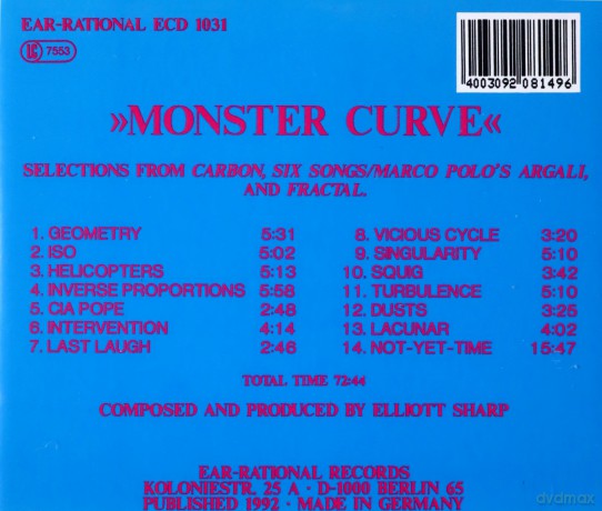 Sharp, Elliott: Monster Curve [CD]