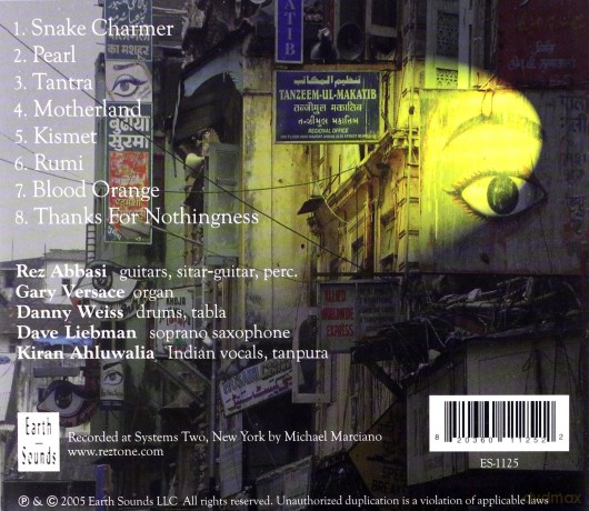 Abbasi, Rez (D. Liebman, G. Versace, D. Weiss, K. Ahluwalia): Snake Charmer [CD]