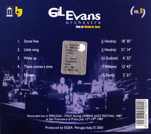 Gil Evans And His Orchestra: Gil Evans Orchestra Vol. 2 [CD]