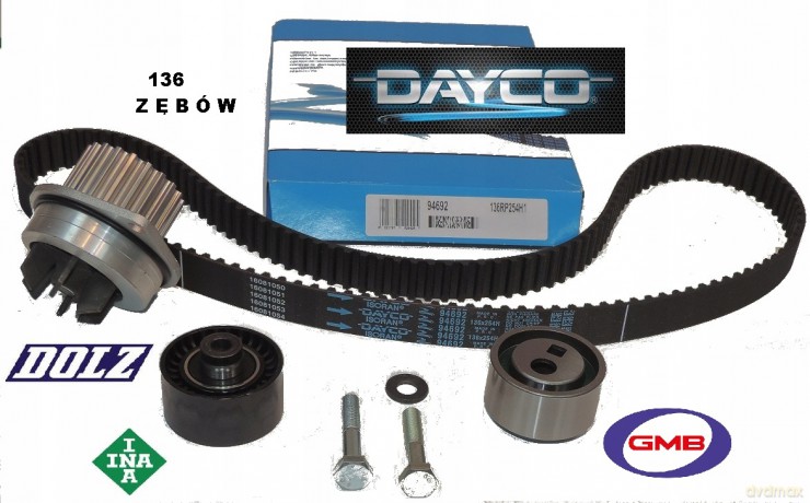 Dayco 94692 Pasek rozrządu Peugeot Fiat Nissan Citroen Rover Austin