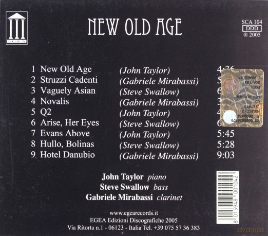 Taylor, John / Swallow, Steve / Mirabassi, Gabrielle: New Old Age [CD]