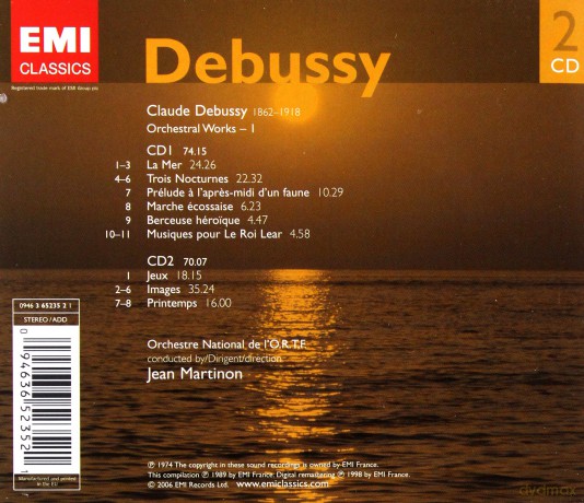 Jean Martinon/Op: Gemini-Orchestral Works/Martinon vol. 1 [2CD]