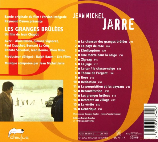 Les Granges Brulees soundtrack (Farma Na Wzgórzu) (digipack) [CD]