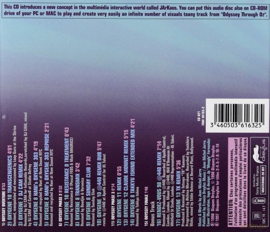 Jean Michel Jarre: Odyssey Through 02 [CD]