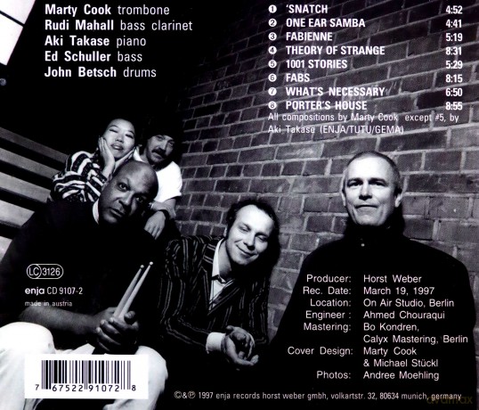 Cook, Marty (R. Mahall, A. Takase, E. Schuller, J. Betsch): Theory Of Strange [CD]