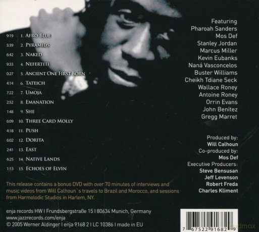 Calhoun, Will (P. Sanders, W. Roney, A. Roney, S. Jordan, M. Miller, K. Eubanks, O. Evans, B. Williams, M. Def, N. Vasconcelos, C.T. Seck, J. Benitez, G. Marret): Native Lands (digipack) [CD]+[DVD]