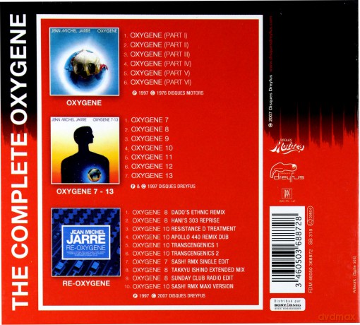 Jean Michel Jarre: The Complete Oxygene [3CD]