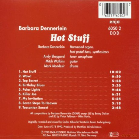 Dennerlein, Barbara (A. Sheppard, M. Watkins, M. Mondesir): Hot Stuff [CD]