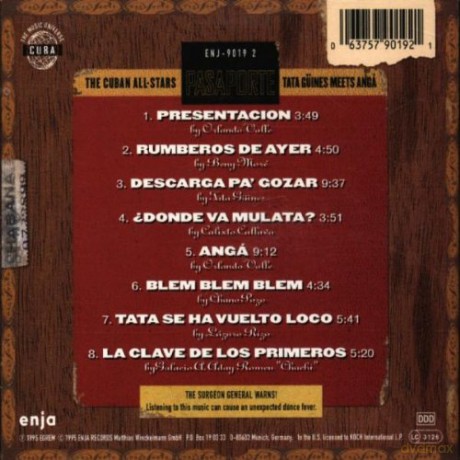 Cuban All Stars: Pasaporte [CD]