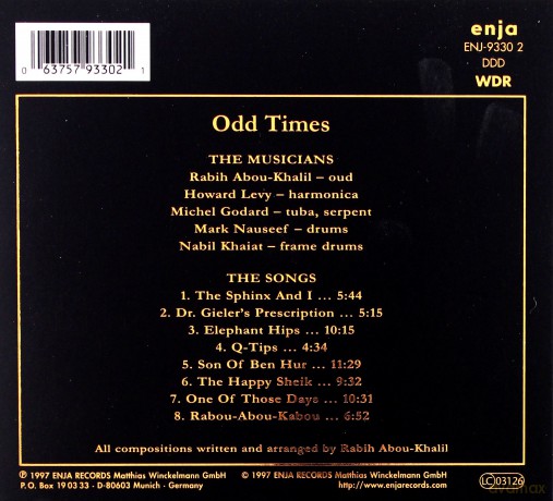 Abou-Khalil, Rabih (H. Levy, M. Godard, M. Nauseef, N. Khaiat): Odd Times [CD]
