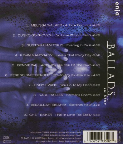 Various Artists: Ballads in Blue [CD]
