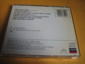 Jerusalem Cso Solti: List:Faust Symphony [CD]